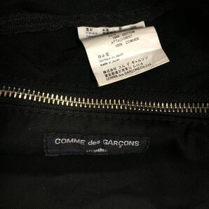 COMME des GARCONS HOMME コム デ ギャルソン オム キャンバス×レザー リュックサック バックパック ブラックの画像6