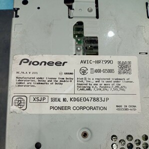 carrozzeria カロッツェリア Pioneer パイオニア AVIC-HRZ990 動作未確認 ジャンクの画像6