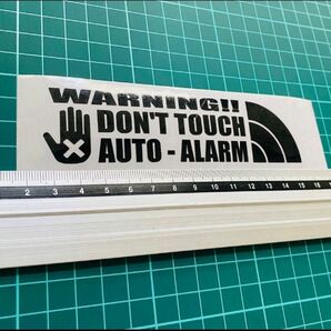 warning!don't touchセキュリティ　ステッカー（色変更可能） カッティングステッカー ハイゼットカーゴ アトレー
