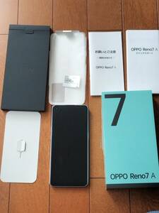 【ジャンク品】OPPO Reno7A Y!mobile版 ワイモバイル スマートフォン ドリームブルー