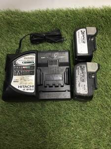 【中古品】日立工機 14.4v3.0Ahバッテリx2+充電器セット BSL1430x2+UC18YSL2 ITOZOD2Y7I48