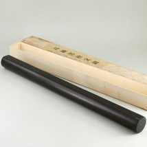 高級黒檀（コクタン）文鎮（ブンチン） 610g 長さ364mm_画像3