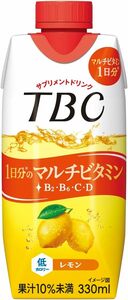 森永乳業 TBC 1日分のマルチビタミン レモン 330ml×12本 [ 常温保存 ビタミン レモン 紙パック 飲料 ドリンク 箱