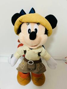 ディズニーランド　41周年 ミニーぬいぐるみバッジ　新品タグ付き　ジャングルクルーズ　