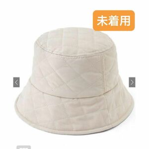 【新品】GRL キルティングバケットハット・アイボリー dd289 グレイル 男女兼用 帽子 