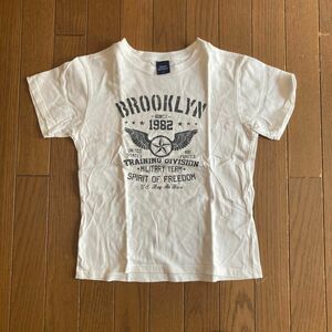 ボーイズ　半袖Tシャツ　URBAN REPUBLIC アーバンリパブリック　150 ホワイト　白系　古着