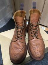 1円開始 ビンテージ Tricker's トリッカーズ 別注 2508 茶 ブラウン メンズ 7 1/2 ストー モールトン 英国 ENGLAND キャンプ アウトドアー_画像4