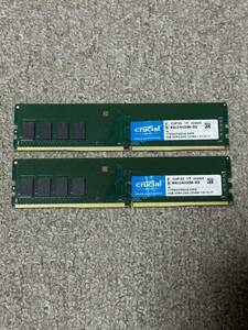 crucial W4U2400CM-8G DDR4-2400 UDIMM 16GB(8G×2枚)