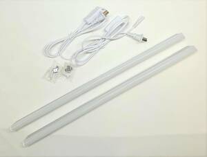  anywhere fluorescent lamp (60cm type )[2 pcs set * connection code attaching ] apparatus one body LED fluorescent lamp daytime white color power cord attaching CTG-335