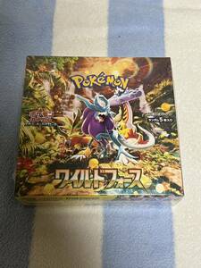 新品未開封　ポケモンカードゲーム 拡張パック ワイルドフォース 1BOX シュリンクあり