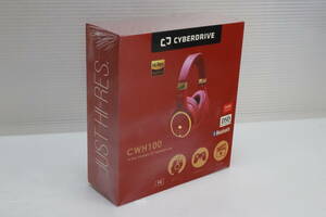 1円～★未開封・未使用品★STAYER ステイヤー CYBERDRIVE ハイレゾ音源対応 ヘッドフォン CWH100RD Hi-Res ヘッドホン レッド DSD S067