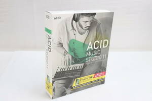 未開封・未使用品★PCソフト ACID Music Studio 11 パッケージ版 アシッドミュージックスタジオ ACID MS 11-W ソースネクスト 作曲 S171