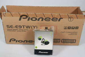 1 иен ~* нераспечатанный * не использовался товар *Pioneer SE-E9TW желтый беспроводной слуховай аппарат совместно 10 позиций комплект много продажа комплектом Pioneer звук оборудование S215