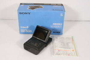  not yet inspection goods *SONY Video8 GV-500 video tv recorder box attaching 91 year made Sony ultra rare S255