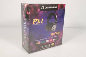 1円～★未開封・未使用品★グランプレ CYBERDRIVE PX1 ハイレゾ ヘッドホン TRIBUTE ブラック 320g ヘッドフォン GRANPLE S293