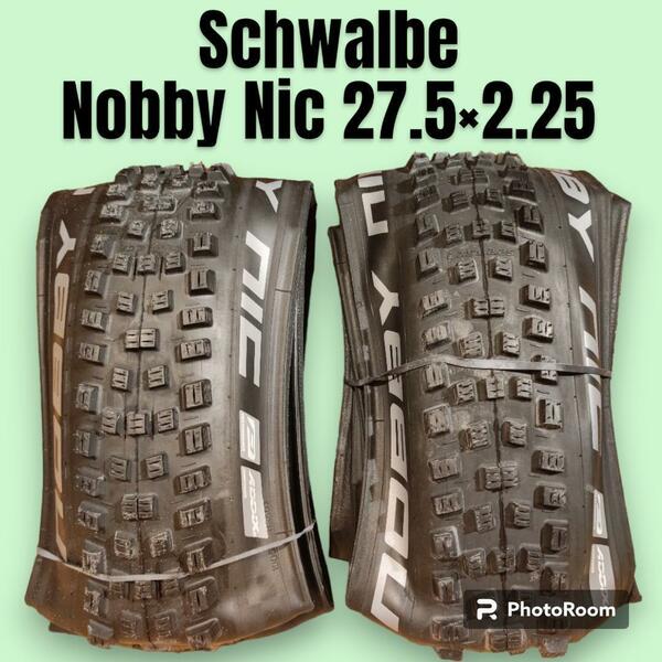 Schwalbe Nobby Nic 27.5×2.25 2本セット コストパフォーマンスの高いタイヤです！通勤通学からMTBライドまでおすすめのタイヤ！