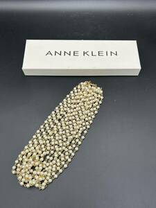 【O22-50】ANNE KLEIN アンクライン アクセサリー 真珠 金具ゴールドカラー