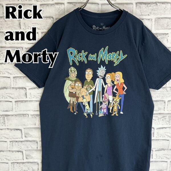 Rick and Morty リックアンドモーティ キャラ Tシャツ 半袖 輸入品 春服 夏服 海外古着 テレビ アニメ ロゴ キャラクター