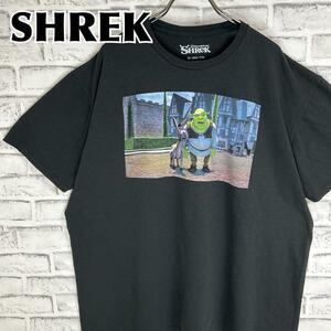 DreamWorks ドリームワークス SHREK シュレック キャラクター Tシャツ 半袖 輸入品 春服 夏服 海外古着 アニメ ムービー 映画 洋画 シネマ