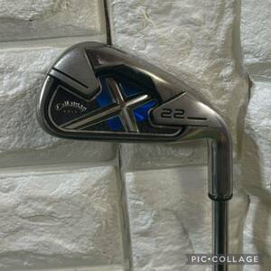 単品アイアン☆Callaway(キャロウェイ)☆X・22(X22)(エックス22)☆4I(22.5°)☆純正スチールシャフト☆ユニフレックス☆USA仕様