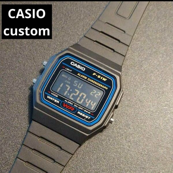 【新品】CASIO カシオ デジタル 腕時計 チープカシオ 液晶反転 カスタム