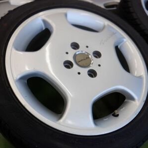 K 送料無料 希少 ディッシュ WALD ドゥシャトレ 15 4H100 5J+45 バリ山 165/50R15 N-BOX タント ワゴンＲ ムーブ スペーシア ミラ アルトの画像6