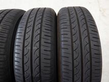 S 送料無料 即納 バリ山！21年製 14 4H100 5.5J+39 ヨコハマ 185/70R14 アクア ヴィッツ ヤリス カローラ ノート フィット デミオ 車検対応_画像9