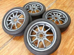 O 送料無料 鍛造 RAYS VOLK RACING CE28 17 5H100 7.5J+50 BS 215/45R17 86 BRZ インプレッサ カローラスポーツ プリウス ボルクレーシング