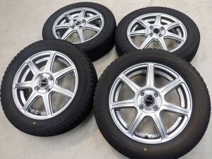 S 送料無料 美品 バリ山 15 4H100 4.5J+45 ブリヂストン ブリザック VRX 165/65R15 タフト ソリオ バンディット デリカ D2 アトレー