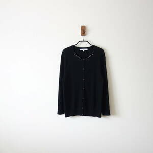 *UNTITLED( Untitled ) crew neck rib cardigan *