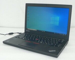 Windows10 Lenovo Thinkpad X250 20CM-A008JP Core i5-5300U 2.3GHz メモリ 4GB HDD 500GB(SATA) 12.5インチ (1366×768)