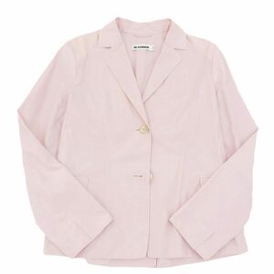  super-beauty goods Jil Sander present tag cotton 100% spring summer tailored jacket 38 Pink Lady -s almost unused 