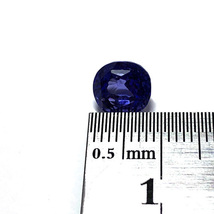 GRJ鑑付 非加熱 ブルー サファイア 3.696ct ルース_画像5