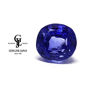 GRJ鑑付 非加熱 ブルー サファイア 3.696ct ルース