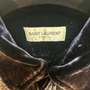 Saint Laurent 2020 Spring ベルベット シャツの画像4