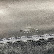 1円 美品 GIVENCHY ジバンシィ ジバンシー 4Gロゴ ハンドバッグ トップハンドル レザー ブラック 黒 フォーマルバッグ_画像9