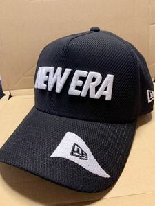 【未着用美品】ニューエラ　ゴルフ　A-Frame Diamond Era ダイアモンドエラ　ビンフラッグ　キャップ　帽子　ブラック　NEW　ERA