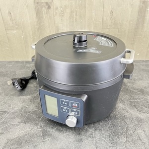 アイリスオーヤマ 電気圧力鍋 【中古】動作保証 PMPC-MA4-B 呼び容量 4.0L 2021年製 黒 家電製品/57042