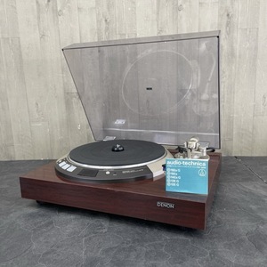 DENON DP-55L オートリフトプレーヤー ターンテーブル レコードプレーヤー カートリッジ audio-technica AT13E 付【中古】難あり/71266