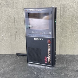 SONY colorwatchman analogue liquid crystal TV FM/AM radio [ used ] Sony FDL-302 black /71269