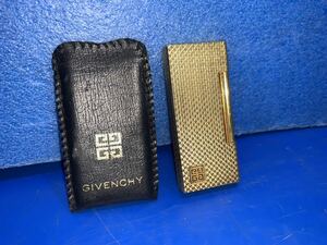 GIVENCHY ジバンシィ ジバンシー 2000/ガスライター/ライター/ゴールドカラー/タバコ 喫煙具 喫煙グッズ/ヴィンテージレトロZIPPO