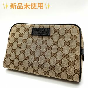 GUCCI GGキャンバス　ボディバッグ　グッチショルダーバッグ　グッチバック グッチ レザー クラッチバッグ セカンドバッグ 