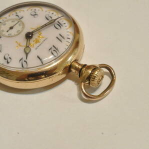 【1円スタート！】Waltham ウォルサム ファンシー 金張りケース 1912年 小型 懐中時計 アンティーク 手巻き 機械式の画像7