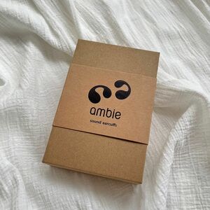 ambie (アンビー) 耳を塞がないBluetoothイヤホンAM-TW01 ブラック 新品 並行輸入品