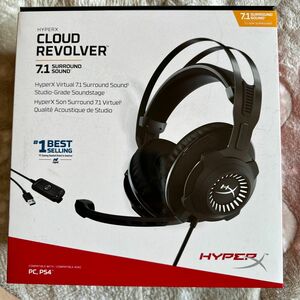 (美品)HYPERX CLOUDREVOLVER ゲーミングヘッドセット+7.1 HHSR1-AH-GM/G