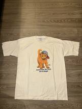 90s USA製 BOB HARRISON ボブ ハリソン 猫 ネコ CAT Tシャツ XXL アニマル ドッグ 犬 dog tee_画像2