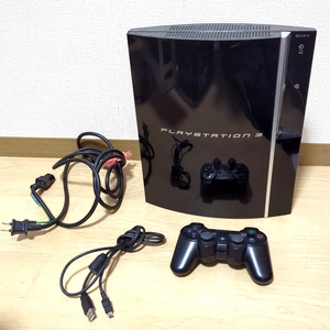 ★動作OK★ PS3 PlayStation3（CECHH00）本体一式 プレイステーション コントローラー 電源ケーブル