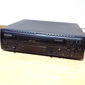 ★通電OK★ Pioneer CLD-K33G CD/LDプレイヤー カラオケレーザーディスクプレーヤー パイオニアの画像1