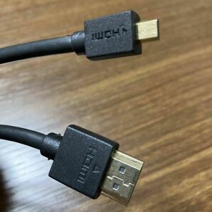 HIGH SPEED HDMI to HDMI micro ケーブル 96cm 新品の画像1