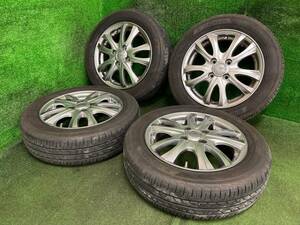 SIBILLA NEXT G5 アルミ 14×4.5J OFF45 PCD100 4H ヨコハマ BluEarth 155/65R14 売切!!